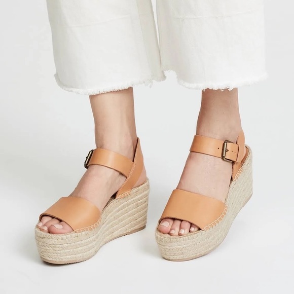 Soludos Shoes - Soludos Minorca Leather Espadrille Sandal Womens Size 10
